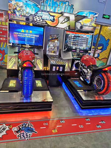 Used Top Speed 3DX <strong>Game</strong> Console Motorcycle Analog Racing Entertainment Coin-Operated <strong>Arcade</strong> <strong>Machine</strong> with Two-Person Race Feature