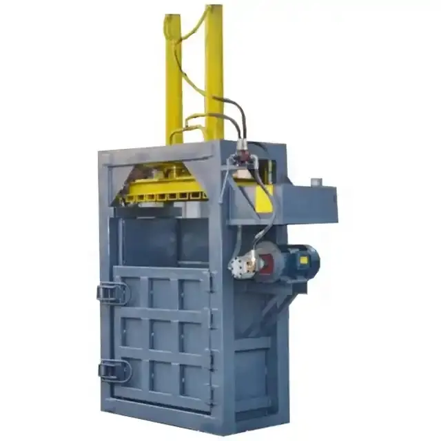 Semi-automatic Baling Press Machine Hydraulic / Press Baler Machine / Manual Baler Machine For Pet Bottle Paper Scrap Metal