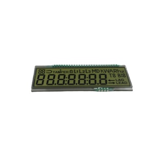 7 segmento Lcd HTN modalità di visualizzazione positiva transflettivo 8 cifre lunga durata di tempo di visualizzazione Display LCD - Product Image 1