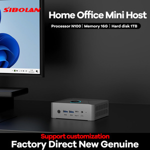 SIBOLANミニPCファクトリーダイレクトホスティングIntel 12 Gen N100 Wifi 6 Bt5.2 Win11米国プラグ付きホームオフィスデスクトップコンピュータ用 - Product Image 5