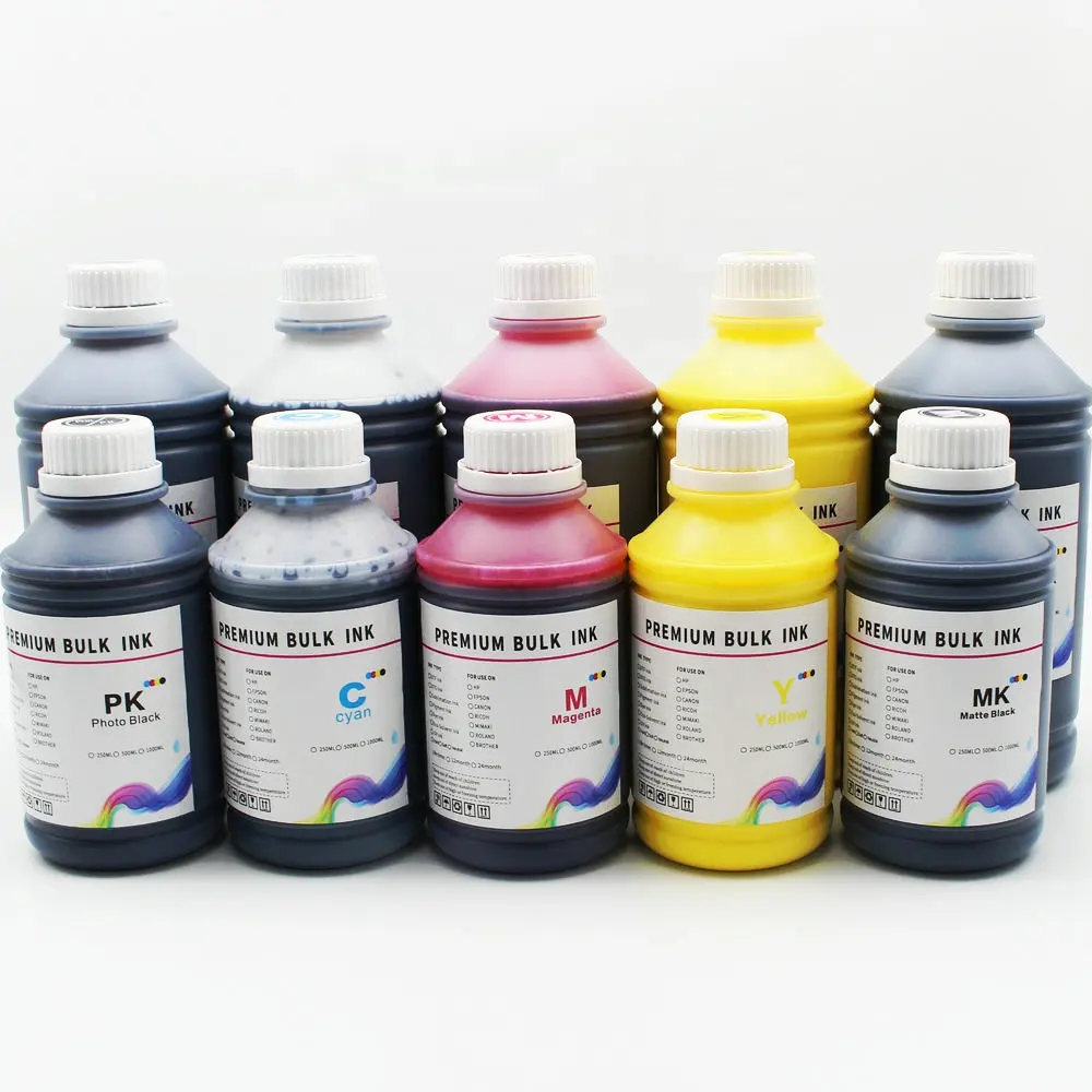 Recarga de tinta de pigmento de 500ML para Canon PFI 120 320 307 707 tinta para impresora TM200 de 2, 2, 2, 3, 2, 3, 3, 830, TM300 iPF 840 850