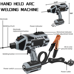 220V DIY Portable Stick Welding Machine Mini <strong>Hand</strong> Held MMA <strong>Welder</strong> for Hardware Owner E-Commence - Product Image 4