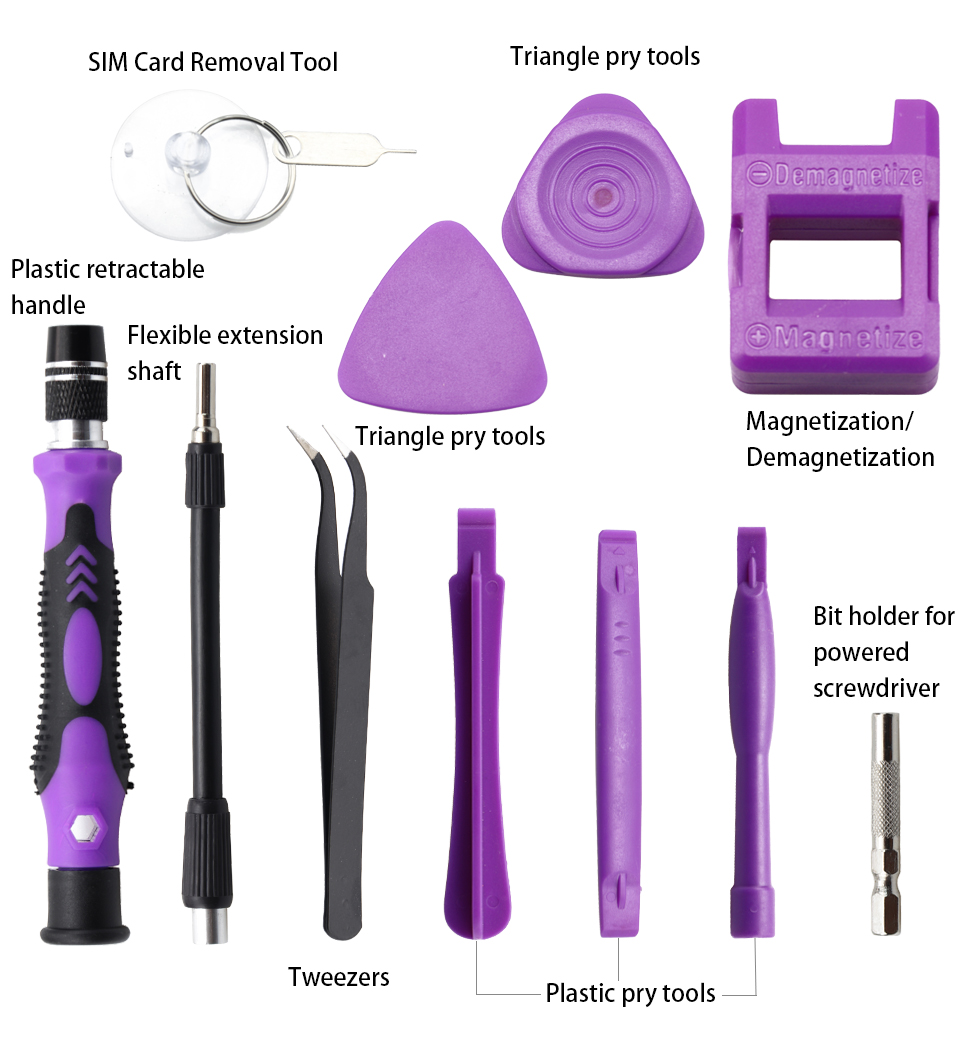 Screwdriver Set 115 In 1 Screw Driver Bit Magnetic Torx Bits Screwdrivers Handle Phone Repair Hand Tools Kit