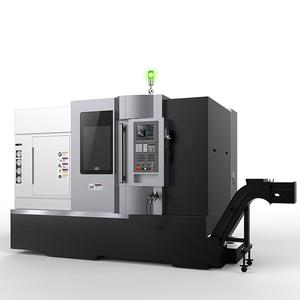 Tecnologia Taiwanese Servo programmabile centro di tornitura CNC macchina doppia contropunta servizio medio Fanuc Siemens-utilizzato per lavori tornio - Product Image 1