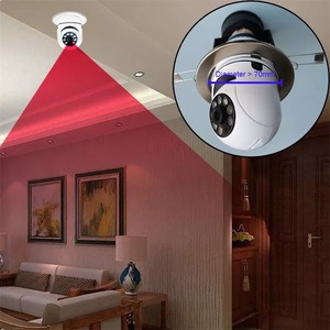 กล้องวงจรปิด CCTV ไร้สายแบบสองทางกันน้ำกล้องวิดีโอเครือข่ายรักษาความปลอดภัยแบบพาโนรามา HD สำหรับกลางคืนระบบเสียงแบบ360 - Product Image 4
