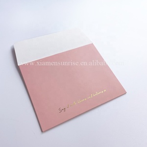 Sobres de papel con impresión de diseño personalizado de lujo, Sobres de papel abierto con lazo de cuerda kraft con cinta - Product Image 4