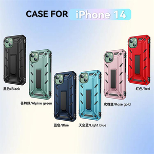 超薄型肌にやさしいハードPCフォンケースアップルiPhone 14ストレートエッジブラケットシェルiPhone 15プラス13 12 16プロマックス用 - Product Image 6
