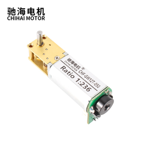 90 Degree Installation DC6V 12V 7PPR 12T DC Turbine Worm 050 Motor With 7PPR <strong>Encoder</strong> - Product Image 5