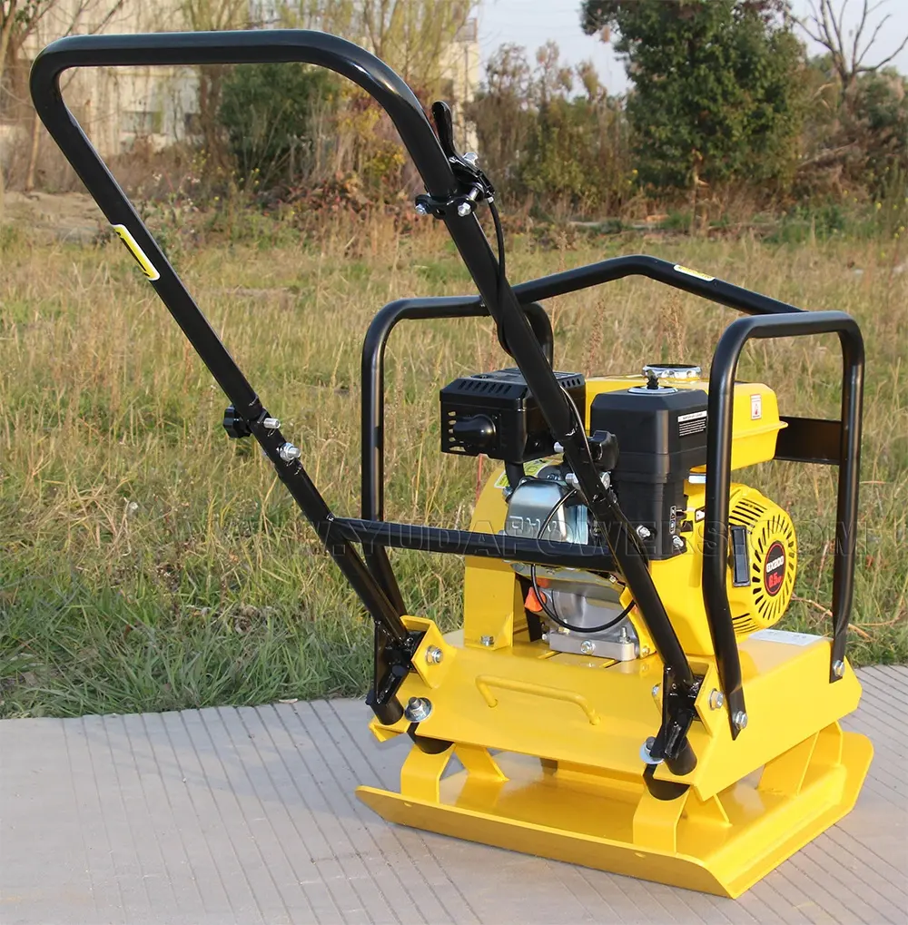 Compacteur de plaque vibrante facile à utiliser C80 C90 C100 80kg 90kg 100kg, vente chaude pologne essence Gx160 Gx200 5.5HP 6.5HP 13kn 15kn 20kn