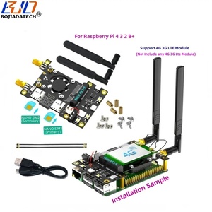 4G 3G LTE WWAN Modem Modul Mini PCI-E MPCIe kabelloser Adapter Karte 2 Nano SIM-Slot Doppelantennen für Raspberry Pi 4 3 2 B+ - Product Image 1
