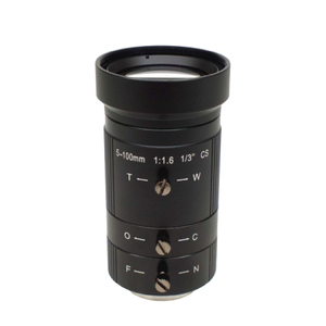 CCTV Lens 5-100mm 2.0 megapiksel c-dağı için CCTV Lens kamera 1/1/2 9 sensörü F1.6 diyafram manuel cam zoom objektifi - Product Image 1