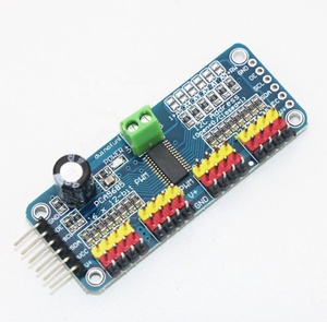 16-Kanal-12-Bit-PWM-Servo-Driver-I2C Schnittstellenmodul für Raspberry Pi Shield-Modul Servo Shield für Arduino Diy Kit