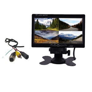 HYF MDVR Monitor compatible con pantalla de marcha atrás Digital salpicadero de coche Pantalla de visión trasera TFT LCD AHD Monitor para camiones pesados - Product Image 1