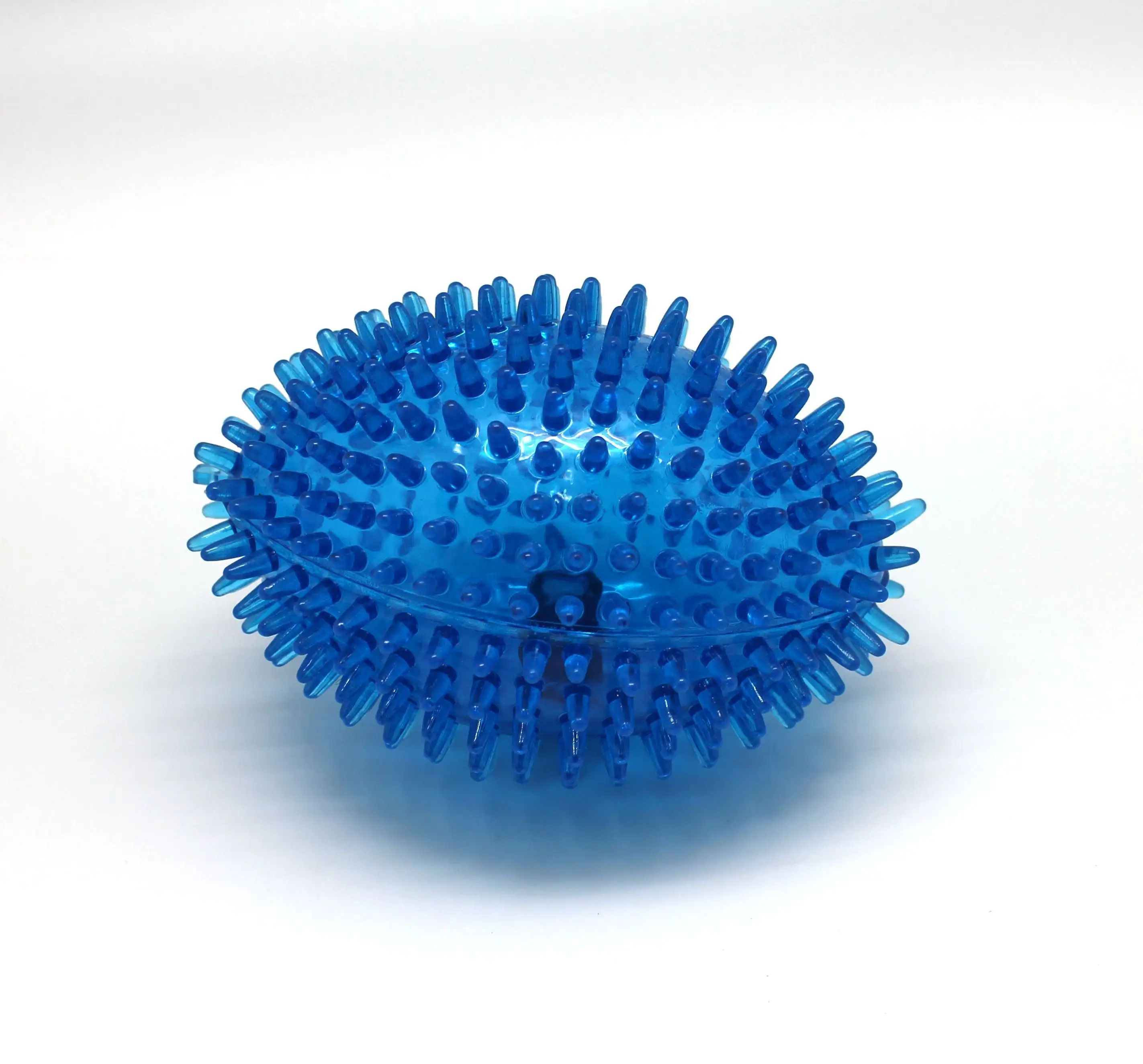 TPR Pet Dog Ball Squeak Dog Toys For Golden Retriever Large Dogs Spiked Ball Super Elastic Sound Chew Tooth Cleaning Puppy Toy