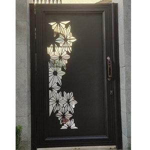 Trung quốc sản xuất tùy chỉnh tự động có thể thu vào nhôm vườn cổng trượt ngoài trời mở phong cách - Product Image 5