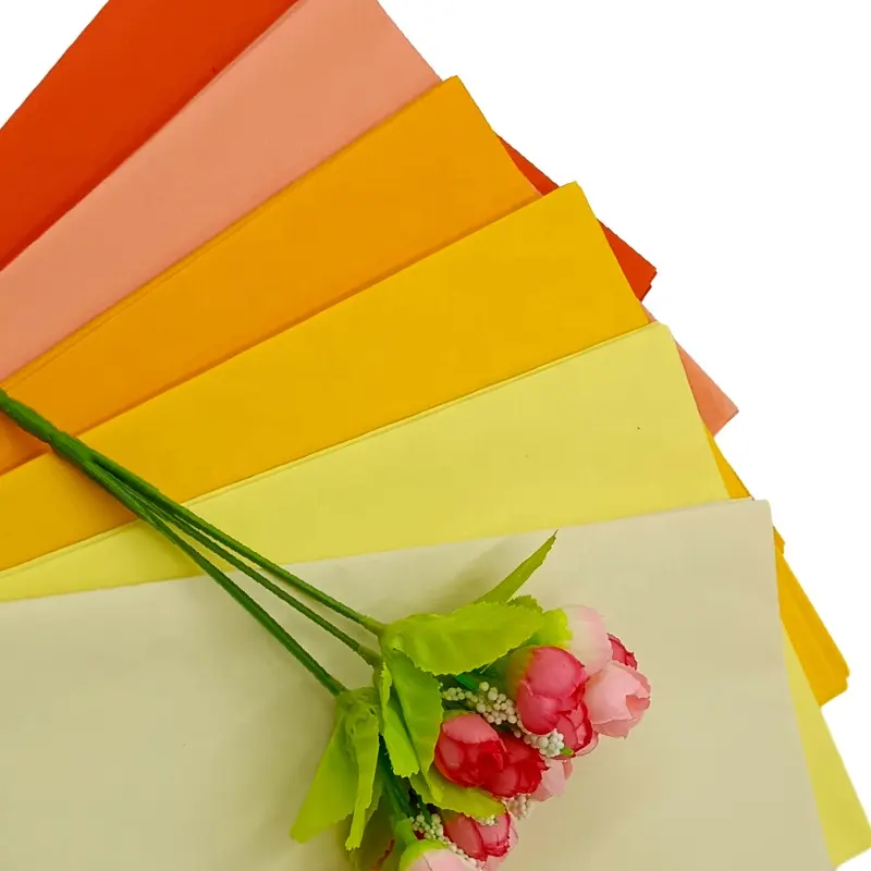 14g 50x70cm layang-layang warna personalisasi kertas tisu logo kertas tisu khusus dengan gulungan logo kami kertas pembungkus