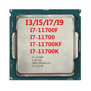 โปรเซสเซอร์ i7-11700F I-N-T-El ซีพียูแกนเดิม4.90 ghz/ 16M 58W เดสก์ท็อป8100 8400 I3 9100F I3 I3 9100T I5 7400T I5 740 - Product Image 1