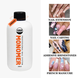 Großhandel Professional Custom 120ml 240ml 500ml 1000ml Gallone Acryl nagel Flüssigkeit Ema geruchloses Monomer für Acryl pulver - Product Image 5