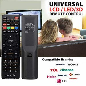 CRC707V Universal <strong>Remote</strong> Control for <strong>All</strong> LED LCD TV LR-LCD 707E CRC707V Controller - Product Image 6