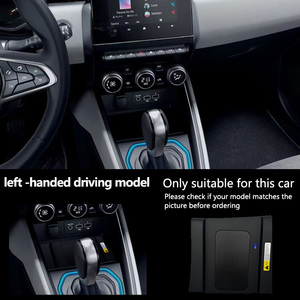 Renault araba için araba kablosuz şarj cep telefonu şarj hızlı şarj için 19-21 Renault Clio V Coreos için uygun - Product Image 3