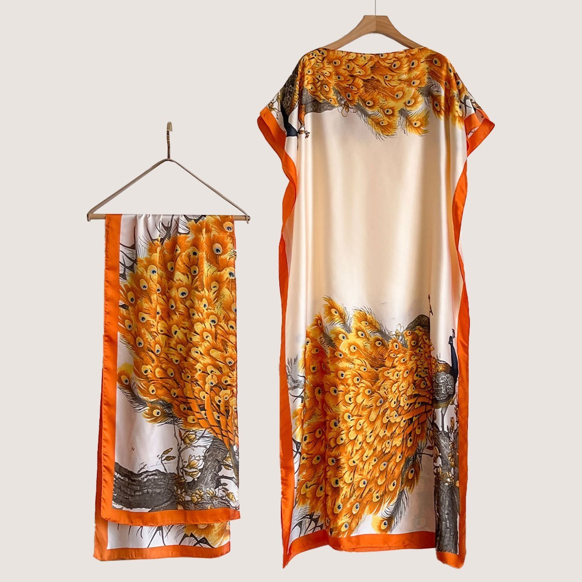 Peacock orange white-14085cm