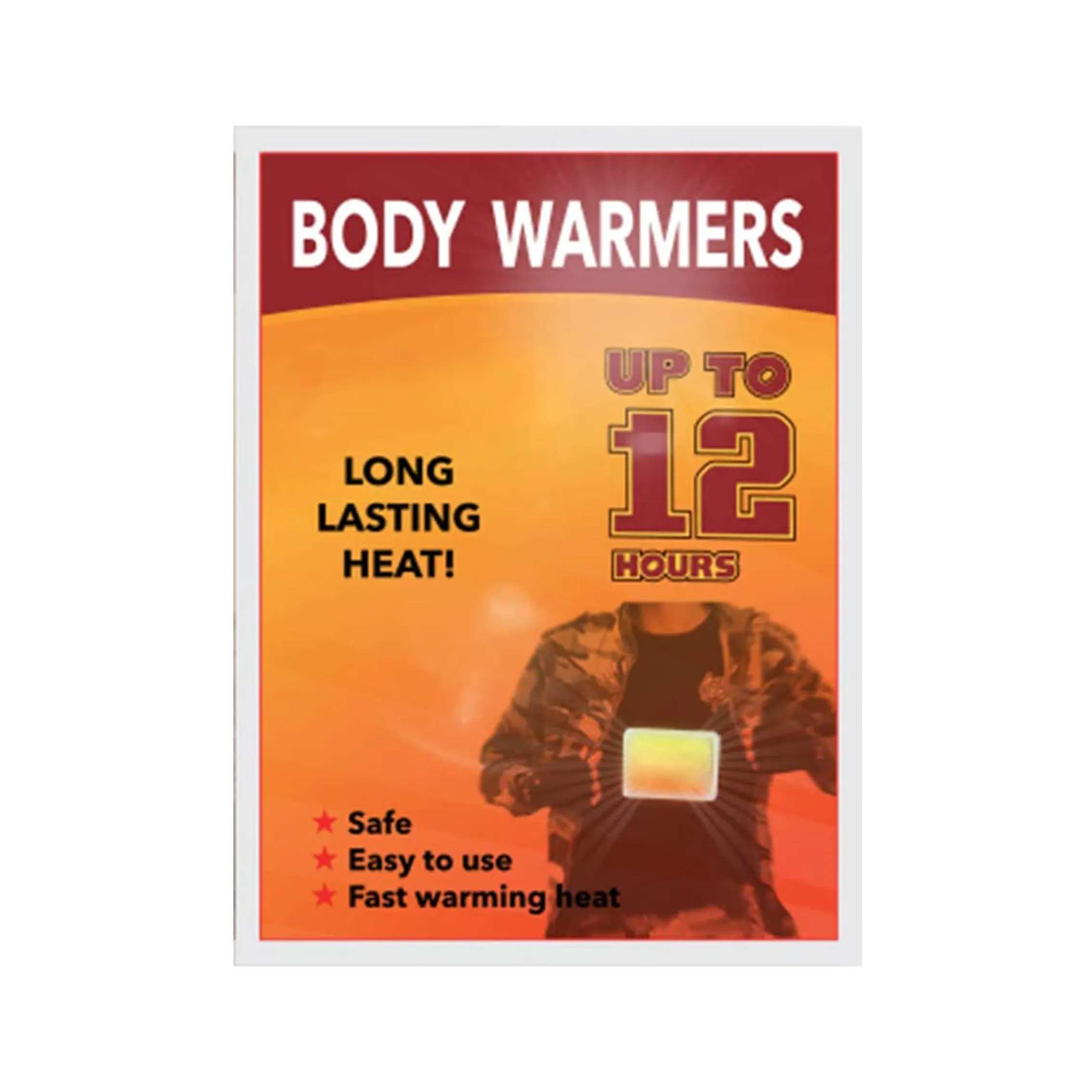 Remendo de auto aquecimento descartável, adesivo de calor para mulheres, almofada corporal quente, 12 horas, aquecedor de calor