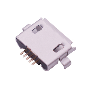 微型USB 5p母插座1.0MM 2针下沉板MK 5P USB插座带边缘/无边缘usb连接器