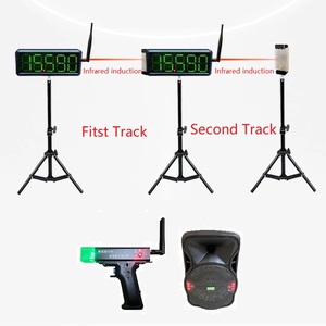 Infrarot-Sensor Multi-Athlet Running Match Mehrspur-Stoppuhr Timing Race Clock Drahtloser Laser-Timer mit Start pistole - Product Image 3