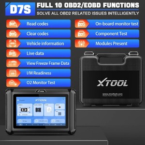 XTOOL D7S OBD2 Automotive All System Diagnose tool ECU Codierung schlüssel programmierer mit 36 Reset-Funktionen besser als D7 2024 - Product Image 2