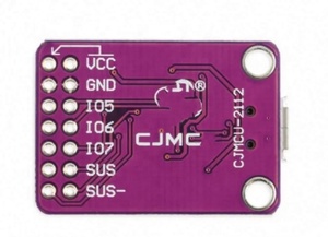 CP2112デバッグボードUSBからSMBus I2C通信モジュール2.0 MicroUSB 2112 CCS811センサーモジュール用評価キット - Product Image 2
