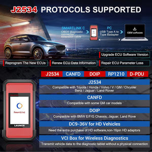 Launch X431 PAD5 V Elite Auto Online <strong>Programming</strong> Tool with J2534 Protocol &amp; Topology Map Advanced Diagnostic Tool For All Cars - Product Image 6