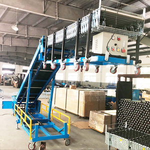 <span class=keywords><strong>Automatic</strong></span> Goods <span class=keywords><strong>Loading</strong></span> <span class=keywords><strong>and</strong></span> <span class=keywords><strong>Unloading</strong></span> Conveyors Electric Telescopic Belt Conveyor 50kg Capacity