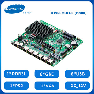 Celeron J1900SIMスロットを備えたDDR3LRam互換マザーボード6GbEPS2SOCファイアウォールマザーボード - Product Image 2