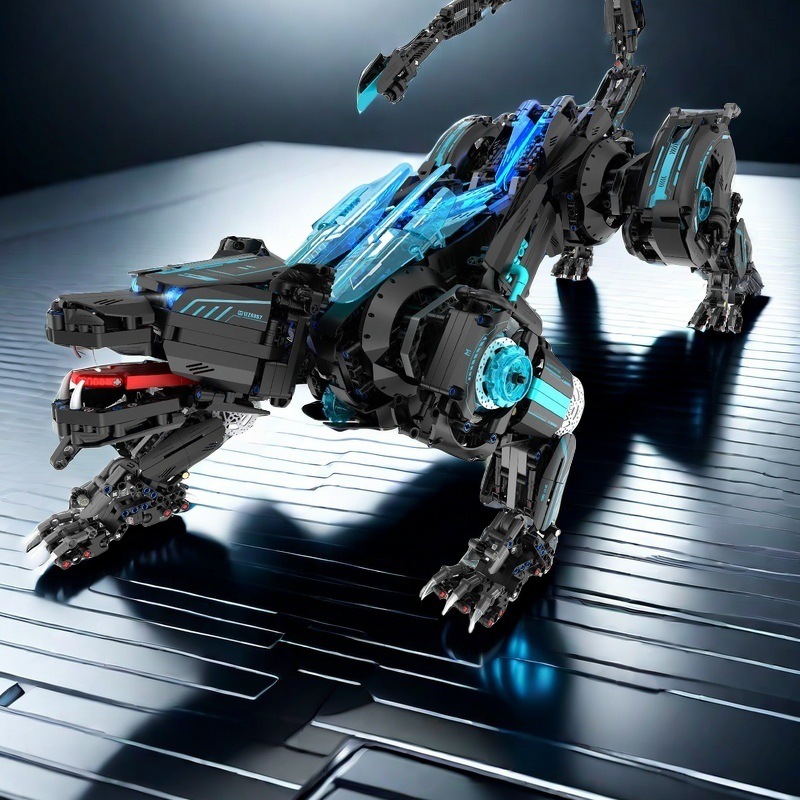 IM.Master 6857 Siberpunk Tarzı Hareketli Leopar Modeli, 3821 Parça