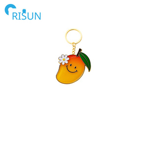 Wholesale Metal <strong>Mango</strong> Keychain Tooth <strong>Mango</strong> Fruit <strong>Key</strong> Llavero Enamel Keychains Custom Logo Dentist <strong>Mango</strong> Shaved Ice Keyring - Product Image 2
