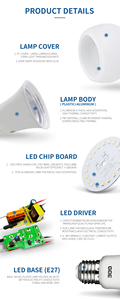 LED電球DOBドライバーボードちらつきなし100lm/w9WLED電球回路基板LED電球ドライバーICチップ - Product Image 5