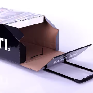 Tùy chỉnh đôi tường sóng giấy Xe đẩy hộp vật liệu tái chế Matt cán xốp lót nhà máy bán sản phẩm thương hiệu - Product Image 6