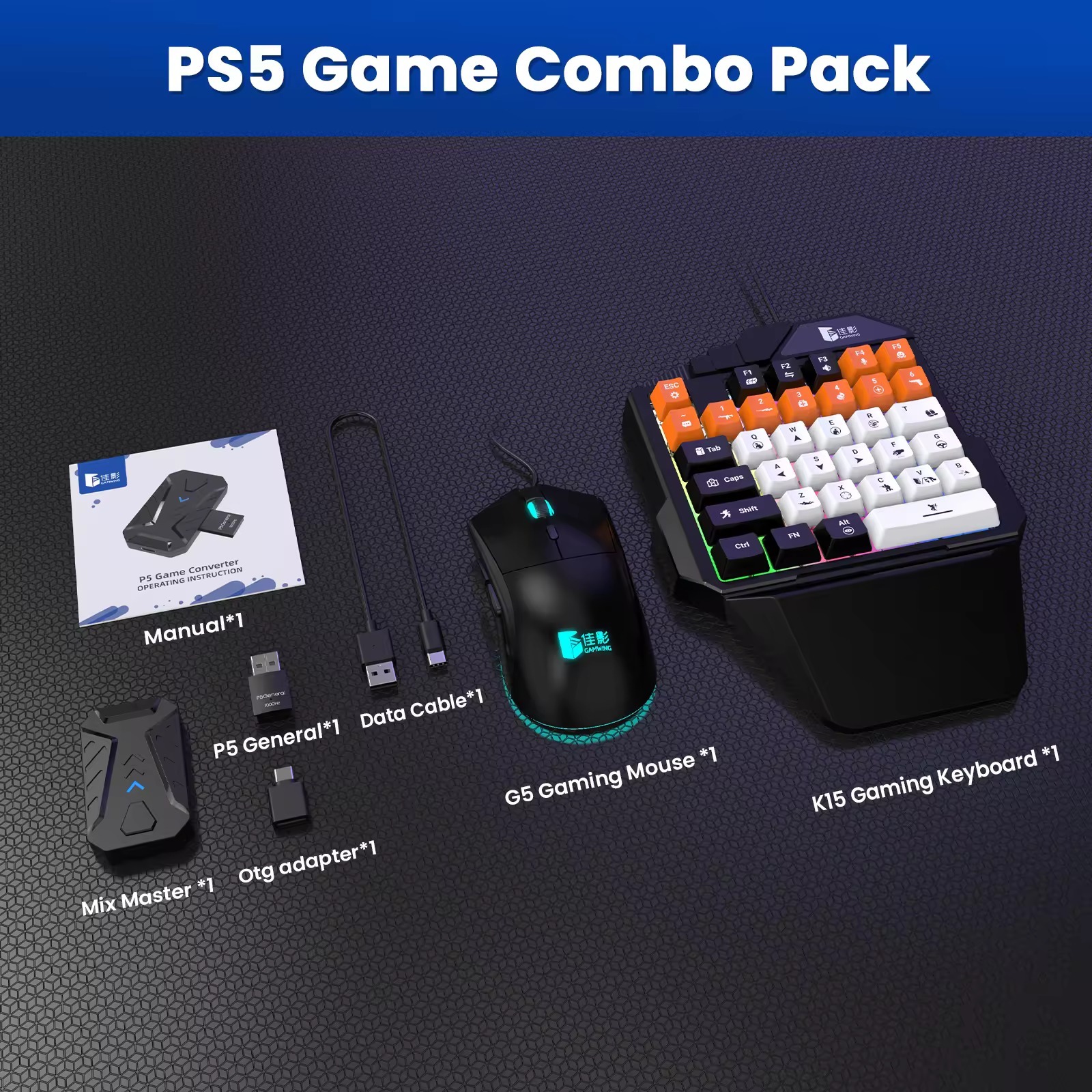 Ensemble complet Black Master P5