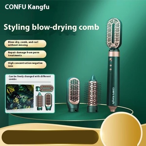 Confu Lange Levensduur Dc Motor Hetelucht Borstel 3 Warmte/Windsnelheid Instellingen Voor Alle Haartypes Bescherming Bescherming Tegen Oververhitting Dubbele Multi Styler - Product Image 2