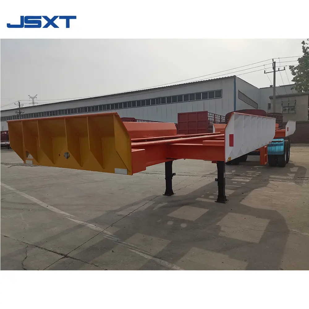 Factory price 20ft 40ft 45ft container terminal semi trailer wharf skeleton with best price