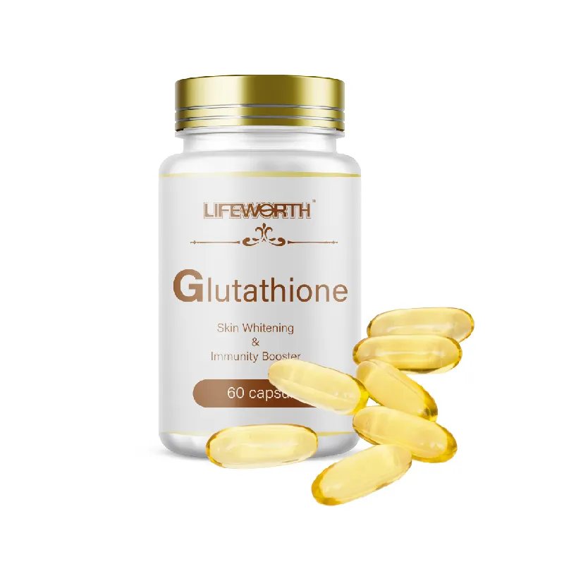LIFEWORTH capsules de supplément blanchissant au glutathion avec label privé et multi-collagène pour blanchir la peau