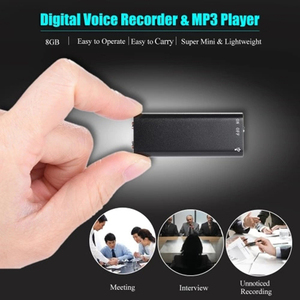 Digital Voice <strong>Recorder</strong> Support Audio Activated MP3 Player 192kbps Audio Sound Recording Device - Product Image 3
