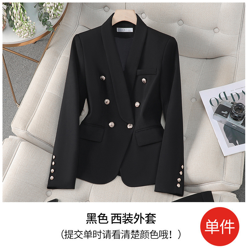 black suit