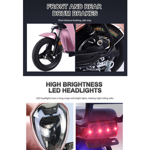 Nuova fabbrica all'ingrosso biciclette elettriche 48V 12/20Ah bici elettriche 500W 6 velocità Scooter elettrico 2 ruote bici da città