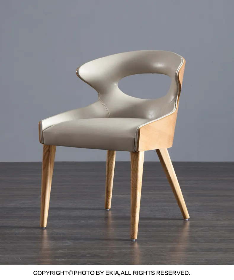 Sedia semplice in legno massello nordico con schienale Manchurian per adulti ristorante cafe personalizzato sedia da studio creativa sedia in legno