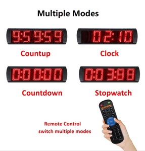 YIZHI GS5T-5R Single Sided 5 pollici 5 cifre Led elettronica corsa cronometraggio count orologio digitale conto alla rovescia con telecomando - Product Image 3