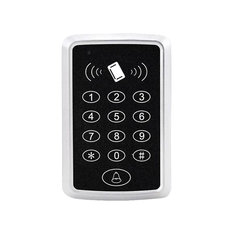 Độc lập điều khiển hệ thống điện tử RFID 125Khz ID ABS nhựa bàn phím an ninh đọc NFC cửa kiểm soát truy cập hệ thống sản phẩm