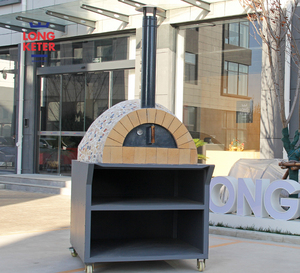 Lò nướng bánh <span class=keywords><strong>Pizza</strong></span> gỗ-đốt điện thoại di động bánh <span class=keywords><strong>Pizza</strong></span> bếp dễ dàng để làm sạch than Lò nướng bánh <span class=keywords><strong>pizza</strong></span> với ống khói khói Outlet - Product Image 4