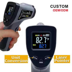 Pirómetro digital industrial Termómetro infrarrojo sin contacto Controlador de temperatura de pistola para uso industrial al aire libre Hecho de plástico - Product Image 2