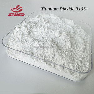 Sansd Tio2 R103 + Rutile White Powder Goma de alta blancura White Masterbatch Dióxido de titanio para la industria del caucho y el plástico